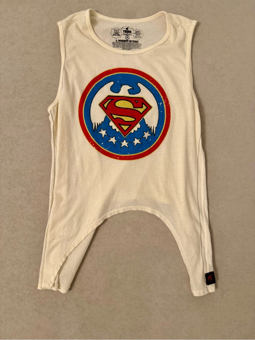 Trunk LTD Superman Eagle Graphic Tank Made USA Limited Edition DC Comics Y2K M